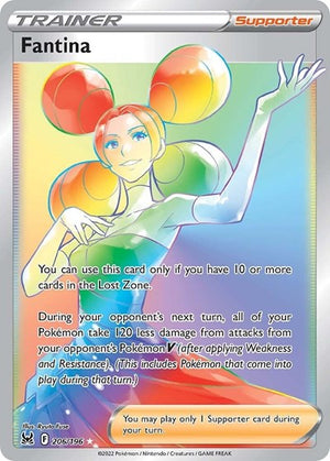 Pokemon TCG - SWSH11: Lost Origin - Fantina - 206/196 - Holofoil