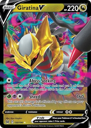 Pokemon TCG - SWSH11: Lost Origin - Giratina V - 130/196 - Holofoil