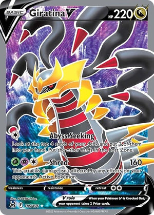Pokemon TCG - SWSH11: Lost Origin - Giratina V - 185/196 - Holofoil