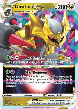 Pokemon TCG - SWSH11: Lost Origin - Giratina VSTAR - 131/196 - Holofoil