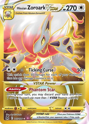 Pokemon TCG - SWSH11: Lost Origin - Hisuian Zoroark VSTAR - 213/196 - Holofoil
