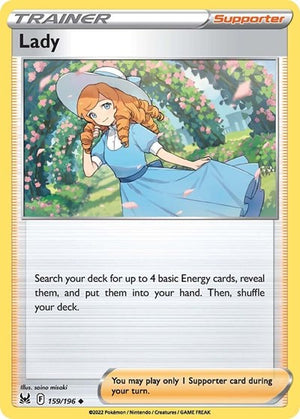 Pokemon TCG - SWSH11: Lost Origin - Lady - 159/196
