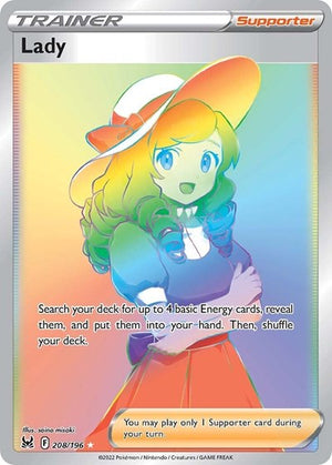 Pokemon TCG - SWSH11: Lost Origin - Lady - 208/196 - Holofoil