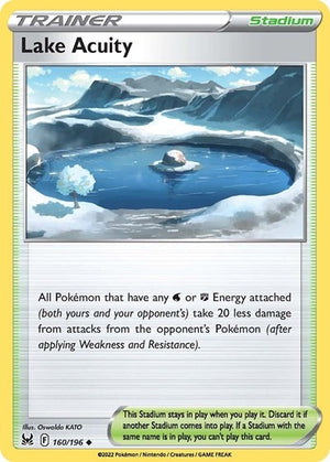 Pokemon TCG - SWSH11: Lost Origin - Lake Acuity - 160/196