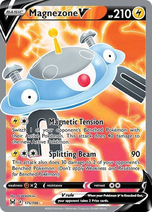 Pokemon TCG - SWSH11: Lost Origin - Magnezone V - 175/196 - Holofoil