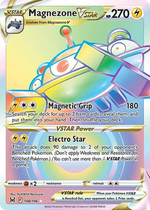 Pokemon TCG - SWSH11: Lost Origin - Magnezone VSTAR - 198/196 - Holofoil