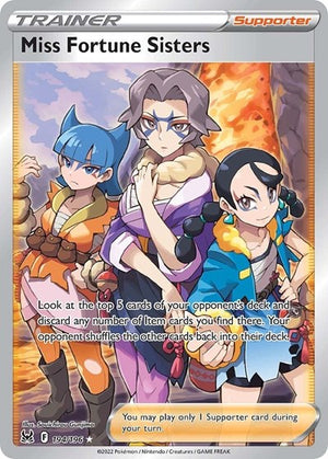 Pokemon TCG - SWSH11: Lost Origin - Miss Fortune Sisters - 194/196 - Holofoil