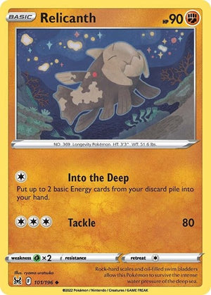 Pokemon TCG - SWSH11: Lost Origin - Relicanth - 101/196