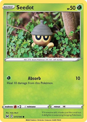 Pokemon TCG - SWSH11: Lost Origin - Seedot - 011/196