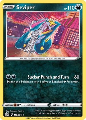 Pokemon TCG - SWSH11: Lost Origin - Seviper - 116/196