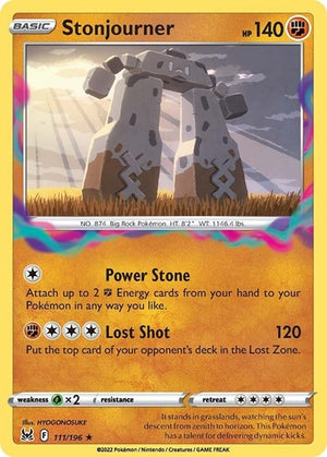 Pokemon TCG - SWSH11: Lost Origin - Stonjourner - 111/196