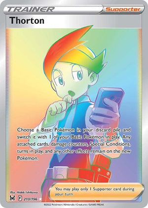Pokemon TCG - SWSH11: Lost Origin - Thorton - 210/196 - Holofoil