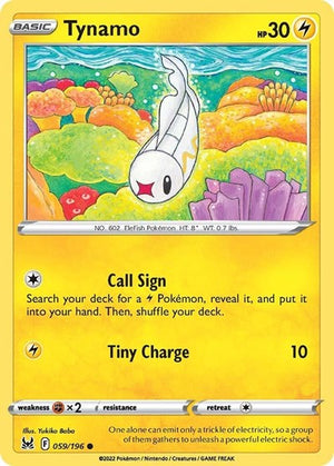 Pokemon TCG - SWSH11: Lost Origin - Tynamo - 059/196