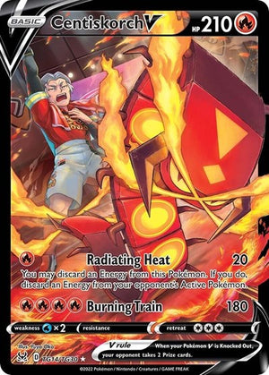 Pokemon TCG - SWSH11: Lost Origin Trainer Gallery - Centiskorch V - TG14/TG30 - Holofoil