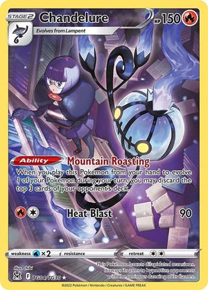 Pokemon TCG - SWSH11: Lost Origin Trainer Gallery - Chandelure - TG04/TG30 - Holofoil