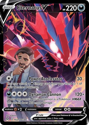 Pokemon TCG - SWSH11: Lost Origin Trainer Gallery - Eternatus V - TG21/TG30 - Holofoil