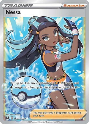 Pokemon TCG - SWSH11: Lost Origin Trainer Gallery - Nessa - TG27/TG30 - Holofoil