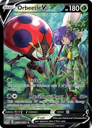 Pokemon TCG - SWSH11: Lost Origin Trainer Gallery - Orbeetle V - TG12/TG30 - Holofoil