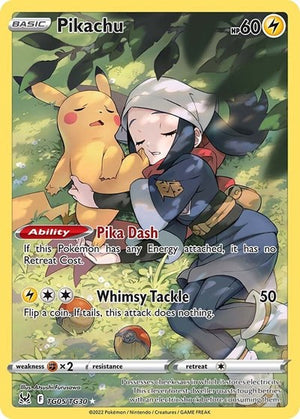Pokemon TCG - SWSH11: Lost Origin Trainer Gallery - Pikachu - TG05/TG30 - Holofoil