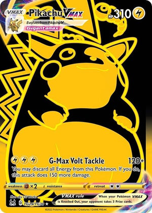 Pokemon TCG - SWSH11: Lost Origin Trainer Gallery - Pikachu VMAX - TG29/TG30 - Holofoil