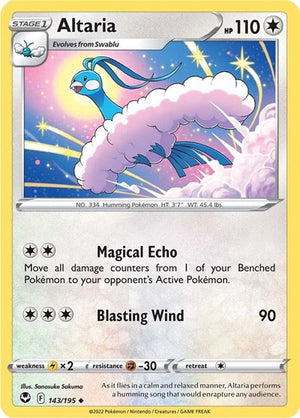 Pokemon TCG - SWSH12: Silver Tempest - Altaria - 143/195
