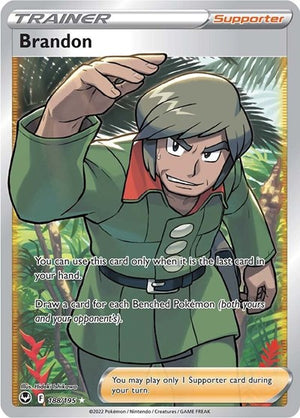 Pokemon TCG - SWSH12: Silver Tempest - Brandon - 188/195 - Holofoil