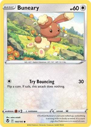 Pokemon TCG - SWSH12: Silver Tempest - Buneary - 144/195
