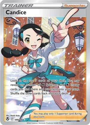 Pokemon TCG - SWSH12: Silver Tempest - Candice - 189/195 - Holofoil