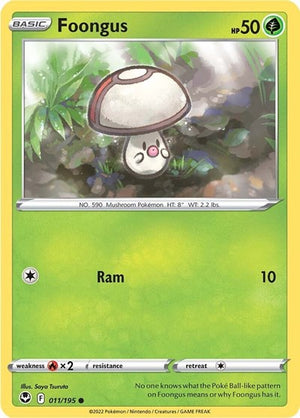 Pokemon TCG - SWSH12: Silver Tempest - Foongus - 011/195