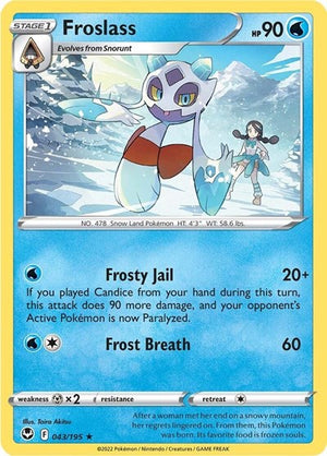 Pokemon TCG - SWSH12: Silver Tempest - Froslass - 043/195 - Reverse Holofoil