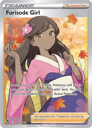 Pokemon TCG - SWSH12: Silver Tempest - Furisode Girl - 190/195 - Holofoil