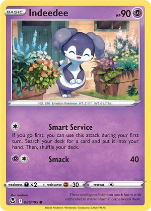 Pokemon TCG - SWSH12: Silver Tempest - Indeedee - 086/195