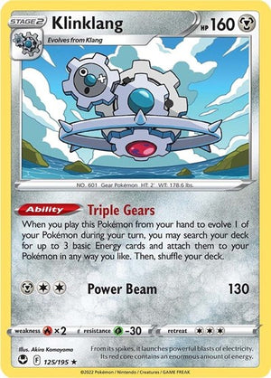 Pokemon TCG - SWSH12: Silver Tempest - Klinklang - 125/195