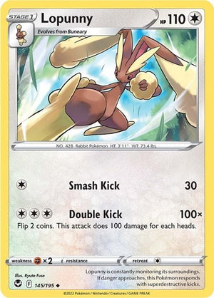 Pokemon TCG - SWSH12: Silver Tempest - Lopunny - 145/195