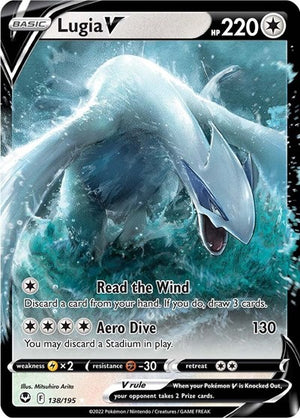Pokemon TCG - SWSH12: Silver Tempest - Lugia V - 138/195 - Holofoil