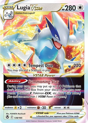 Pokemon TCG - SWSH12: Silver Tempest - Lugia VSTAR - 139/195 - Holofoil