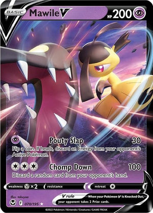 Pokemon TCG - SWSH12: Silver Tempest - Mawile V - 070/195 - Holofoil