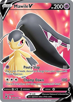 Pokemon TCG - SWSH12: Silver Tempest - Mawile V - 178/195 - Holofoil