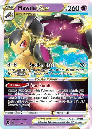 Pokemon TCG - SWSH12: Silver Tempest - Mawile VSTAR - 071/195 - Holofoil