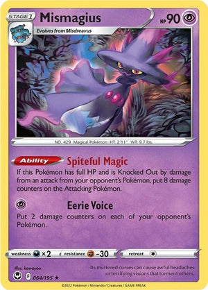Pokemon TCG - SWSH12: Silver Tempest - Mismagius - 064/195