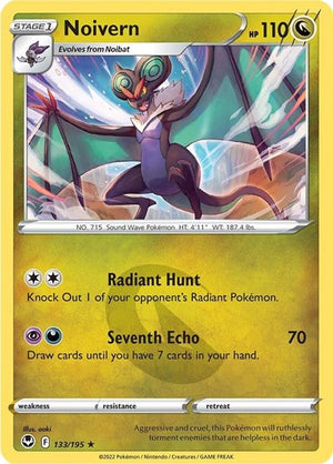 Pokemon TCG - SWSH12: Silver Tempest - Noivern - 133/195