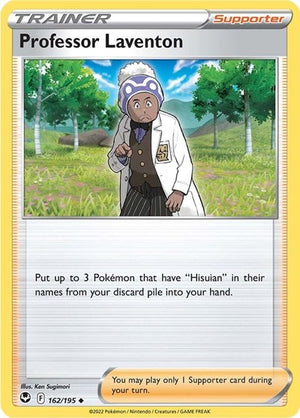 Pokemon TCG - SWSH12: Silver Tempest - Professor Laventon - 162/195