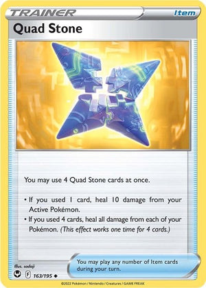 Pokemon TCG - SWSH12: Silver Tempest - Quad Stone - 163/195