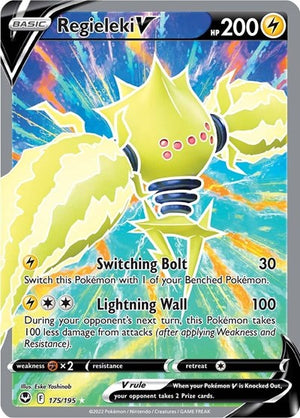 Pokemon TCG - SWSH12: Silver Tempest - Regieleki V - 175/195 - Holofoil