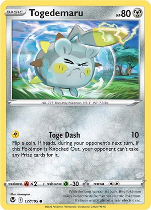 Pokemon TCG - SWSH12: Silver Tempest - Togedemaru - 127/195
