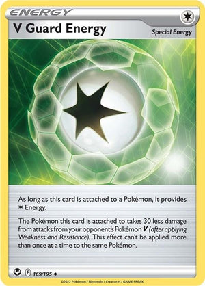 Pokemon TCG - SWSH12: Silver Tempest - V Guard Energy - 169/195