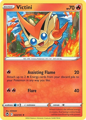Pokemon TCG - SWSH12: Silver Tempest - Victini - 023/195