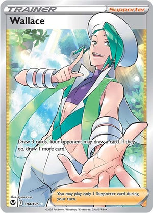 Pokemon TCG - SWSH12: Silver Tempest - Wallace - 194/195 - Holofoil