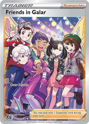 Pokemon TCG - SWSH12: Silver Tempest Trainer Gallery - Friends in Galar - TG23/TG30 - Holofoil
