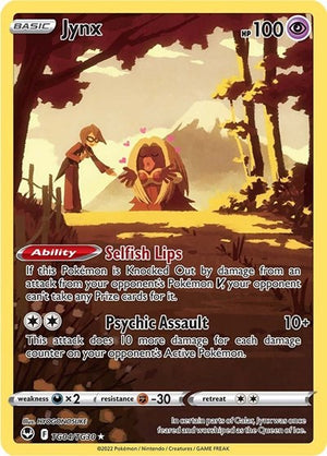 Pokemon TCG - SWSH12: Silver Tempest Trainer Gallery - Jynx - TG04/TG30 - Holofoil
